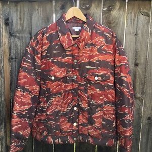 Good American Women Jacket Trucker Puffer Large X-Large